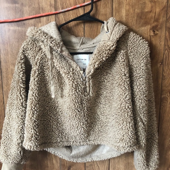 Cotton On Sweaters - Crop Sweatshirt